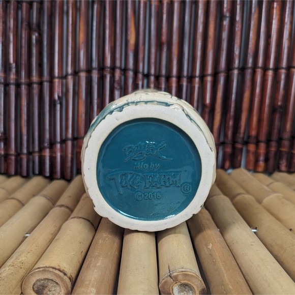 Frankie's Tiki Room Retired Teal Surf Dragon Tiki Mug Swizzles Big Toe Tiki Farm - Picture 11 of 13